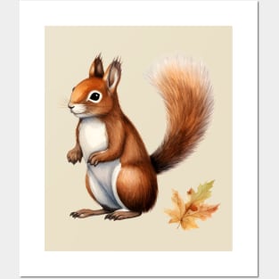 squirrel love Posters and Art